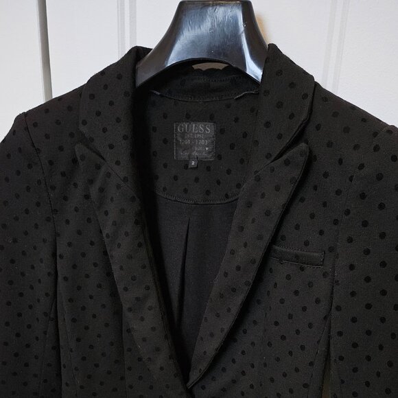Black blazer with polka dots - Picture 2 of 5
